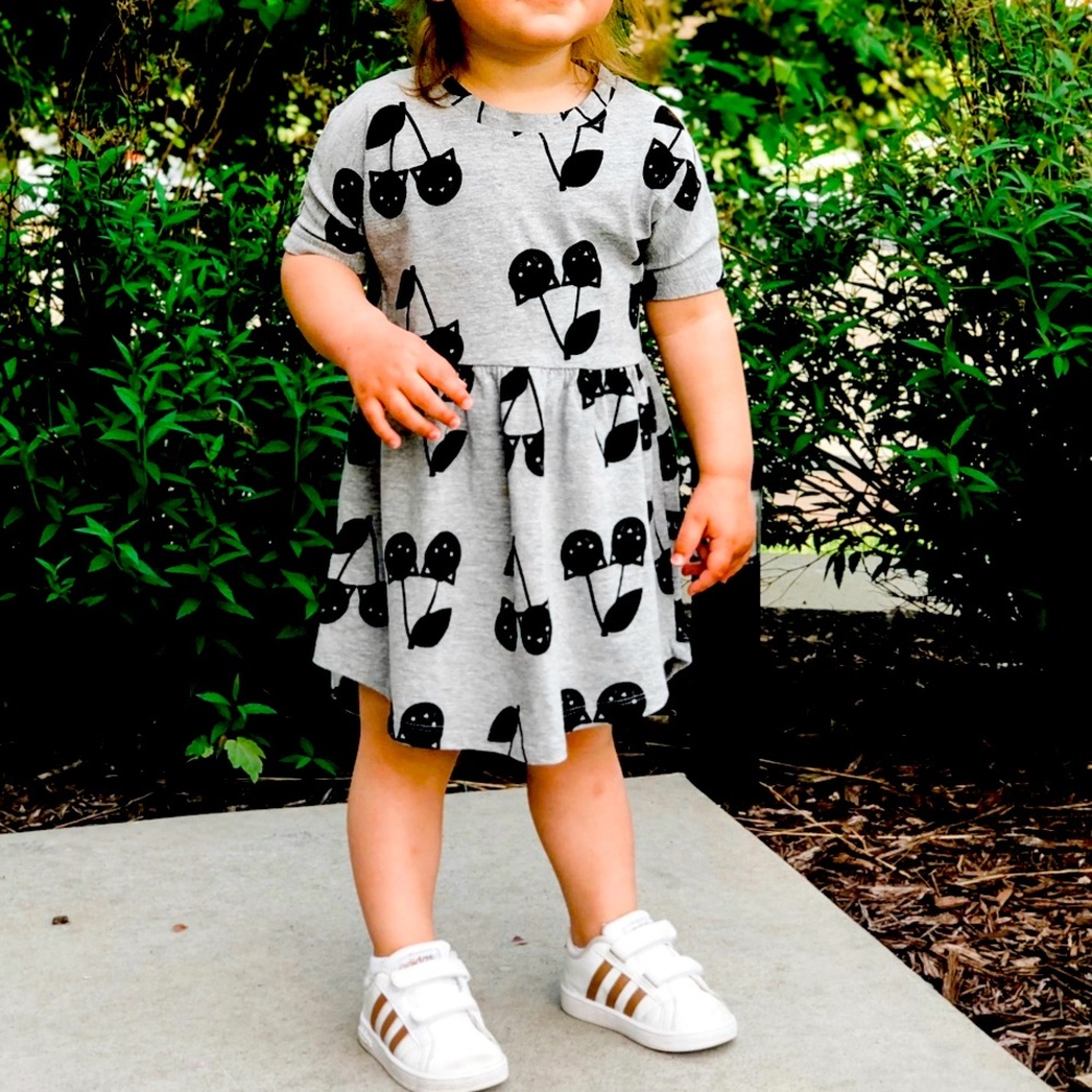 Huxbaby Kitty Cherry Dress